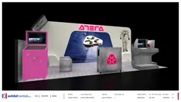 10x20 Inline booth design by Exhibit-Rentals